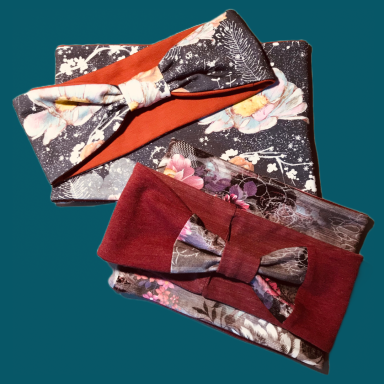 Upcycling: Stirnbänder aus Stoffresten