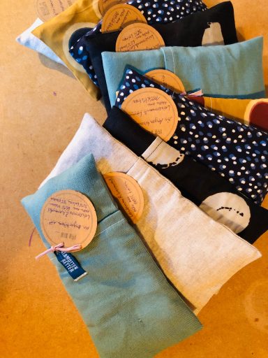 Upcycling: Augenkissen